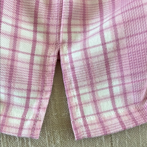 Brandy Melville Pink and White A-Line Mini Skirt. NEW. Never Worn - Picture 5 of 5